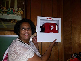 New AED machine
